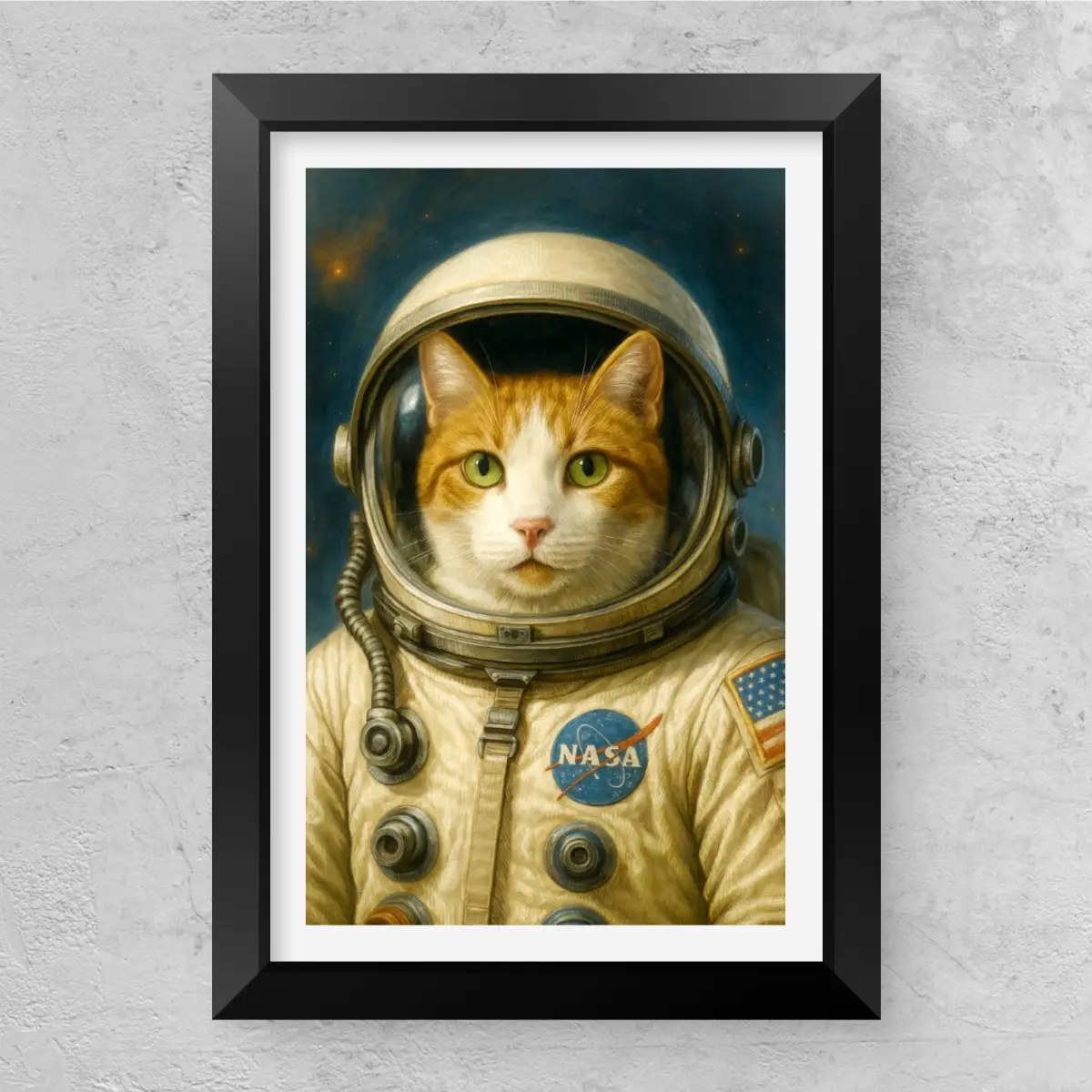 Космонавт - Забавен Портрет на Домашен Любимец
