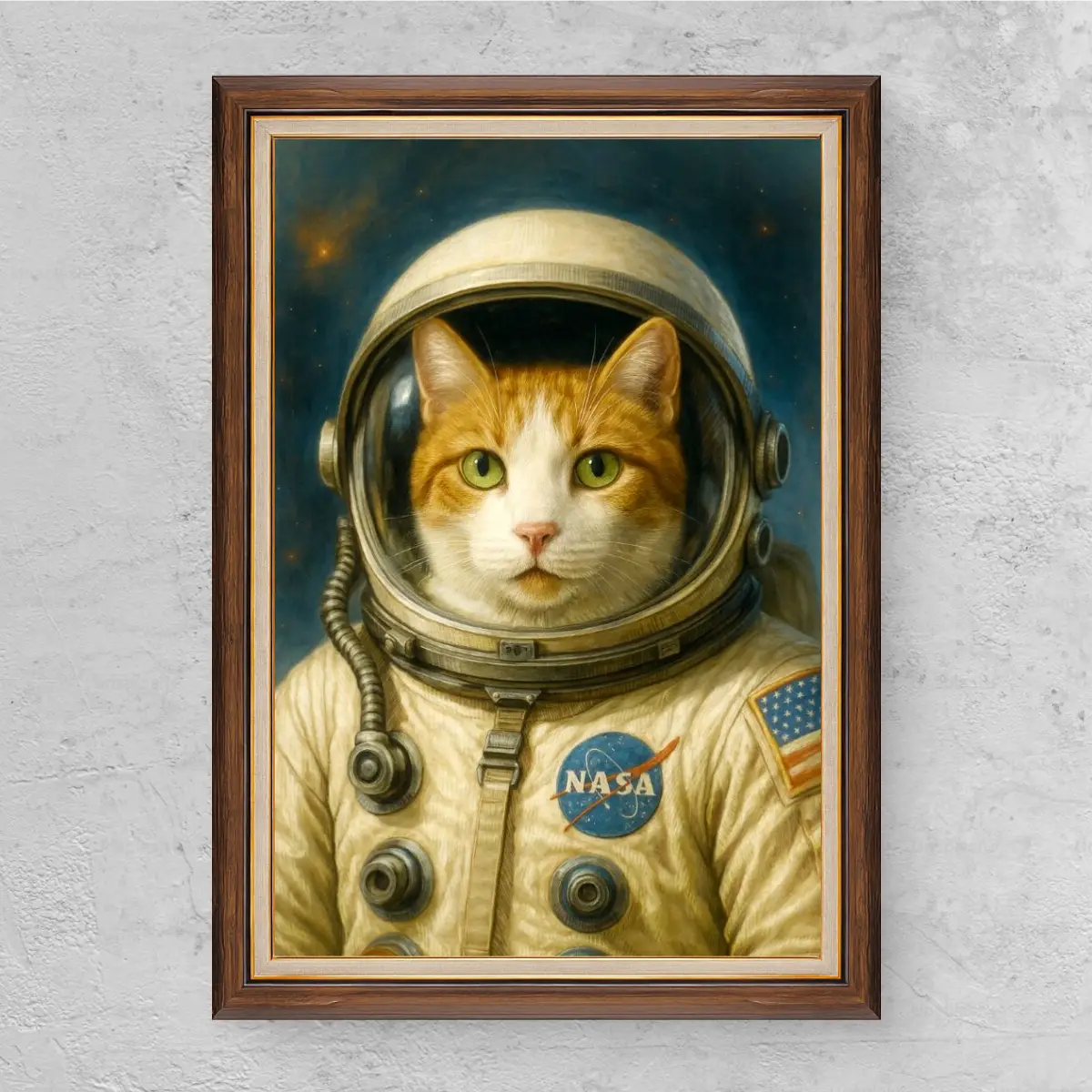Космонавт - Забавен Портрет на Домашен Любимец