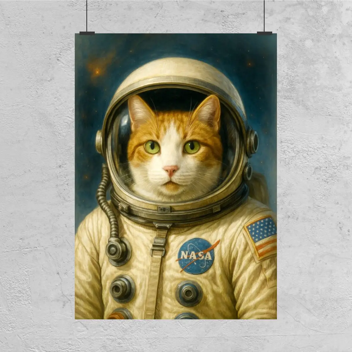 Космонавт - Забавен Портрет на Домашен Любимец